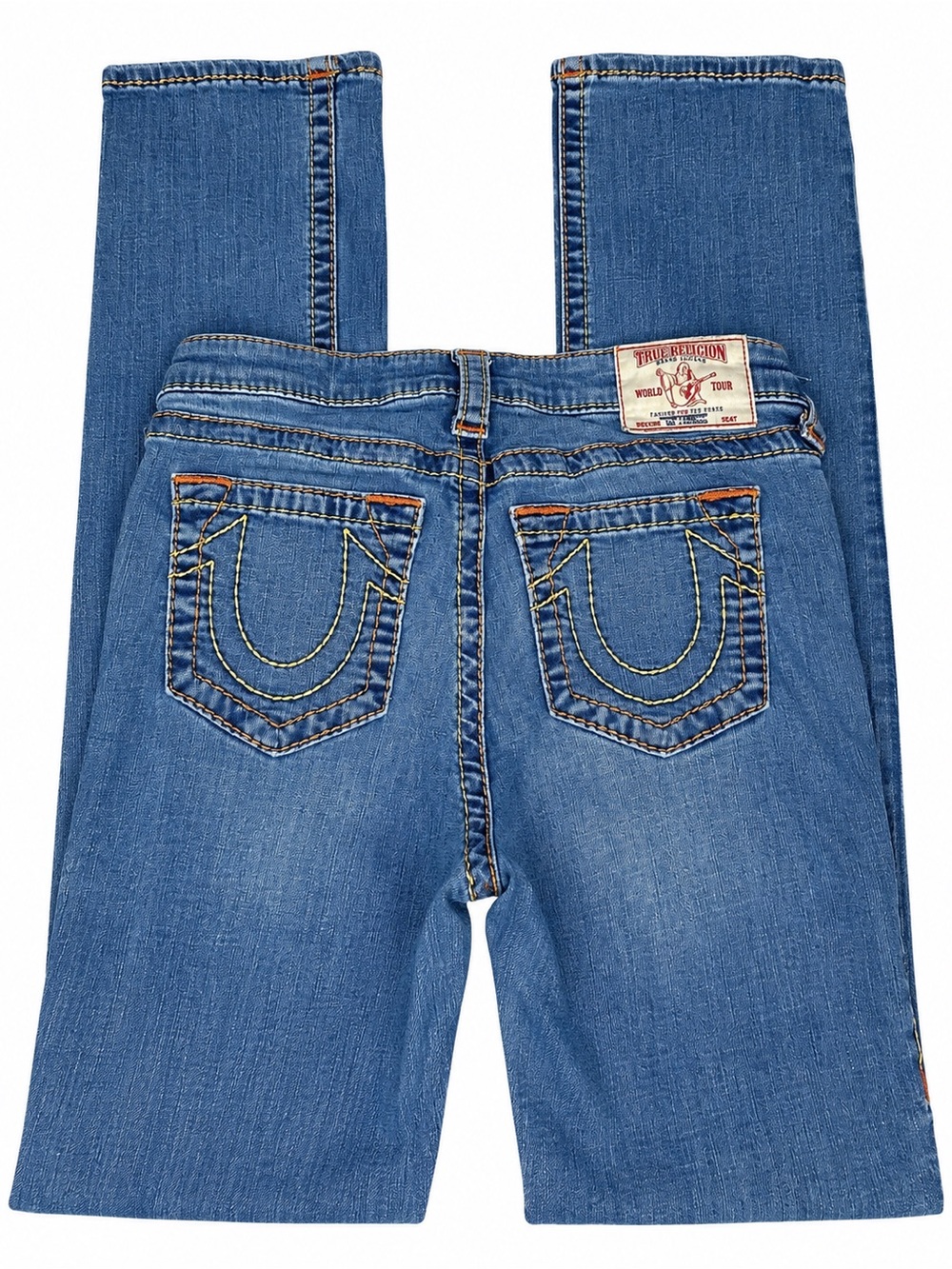 True Religion Women’s Slim-Straight-Big T Jeans| Flattering, Western Style Denim - Picture 11 of 12